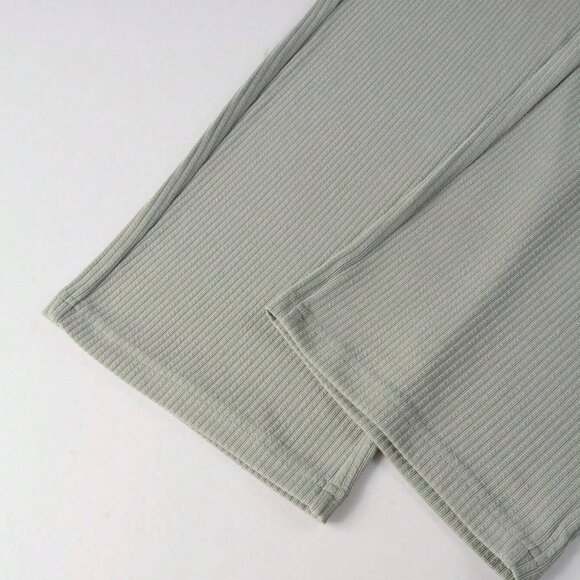 Light Grey Casual Mens Solid Tank Top & Drawstring Waist Pants - Picture 4 of 6